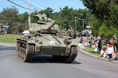 Rochester Country Fair Parade 2007
A military tank participates in the Rochester Country Fair Parade on Sunday, August 19. (Photo by Robert Chiarito).
