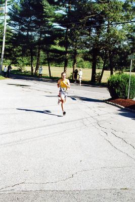 Rochester 5K Road Race 2007
George Austin of Somerset placed fifth crossing the finish line in 18:04 in the Second Annual Rochester 5K Road Race held on Saturday, August 11. (Photo by Deborah Silva).
