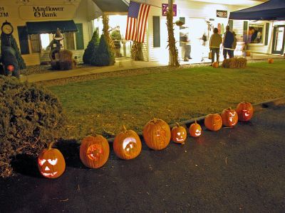 Pumpkin Carving in Rochester
Some of the creatively-carved Jack-o'-Lanterns which were entered into a contest during the first annual Halloween Event at the Plumb Corner Mall in Rochester. (Photo by Kenneth J. Souza).
