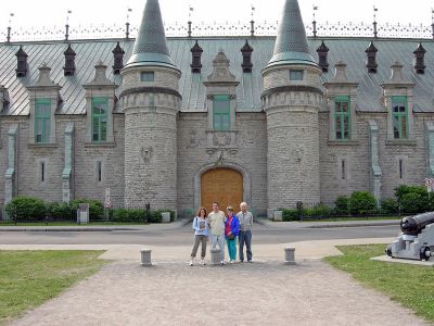 Queue in Quebec
The Redman family poses with a copy of The Wanderer in front of the Citadelle in Quebec City during a recent trip to Canada. (11/30/06 issue).
