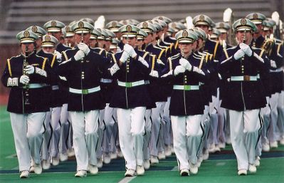 Spirit of America
The Spirit of America Marching Band will present its 2005 Field Show, Quest for Honor, a dynamic show of music in motion exploring the themes of Honor, Love, Truth, Sacrifice and Loyalty, on the following dates and locations: Friday, August 12 at 7:00 pm: Falmouth Academy in Falmouth (featuring Summer Sounds Music Camp Concert Band at 6:30 pm); Wednesday, August 17 at 8:00 pm: Eldredge Park in Orleans, MA; and Thursday, August 18 at 7:00 pm: Concerts in the Park at Mass Maritime Academy, Buzzards Bay.
