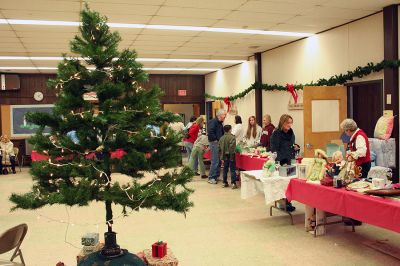 Christmas Fair
Part of a busy holiday weekend included the annual Christmas Fair held at St. Anthony's Church in Mattapoisett on Saturday, December 6, 2008. (Photo by Robert Chiarito).
