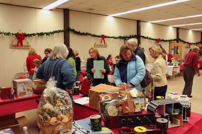Christmas Fair
Volunteers sell a variety of items at the annual Christmas Fair held at St. Anthony's Church in Mattapoisett on Saturday, December 6, 2008. (Photo by Robert Chiarito).
