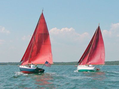 Stone Horse Builder's Cup
In an exciting finish to the 2008 Stone Horse Builders Cup Race sponsored by Edey and Duff of Mattapoisett, the top three Stone Horses were within two boat lengths with only a bow sprit, about 4 feet, separating the top two boats, WINDFALL and YOUNG AMERICA. WINDFALL, sailed by Tom Kenney of the New Bedford Yacht Club and Bob Jackson of Cohasset, took First Place, edging out Second Place finisher Bob Sachetti of Boston, who was single handing YOUNG AMERICA.
