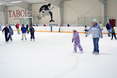 Marion on Ice
Marion Recreation Family Time Ice Skating is held at the Tabor Academy Ice Rink from 12:00 noon to 2:00 pm on the following days: Sunday, December 28; Tuesday, December 30; Sunday, January 11; Sunday, January 18; Sunday, January 25; Sunday, February 1; Sunday, February 8; Sunday, February 15; Thursday, February 19; Sunday, February 22; and Sunday, March 1. (Photo by Robert Chiarito).
