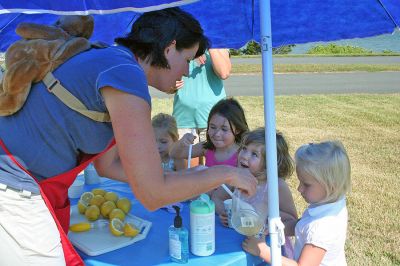 Tri-Town Teddy Bears
Children enjoyed fun in the sun during the Tri-Town Early Childhood Councils Teddy Bear Picnic held on Saturday, September 22 at the scenic Great Hill Farm in Marion. The event, designed to introduce parents to the areas early childhood programs, was held on the lawn of a castle-like mansion overlooking Buzzards Bay. (Photo by Robert Chiarito).
