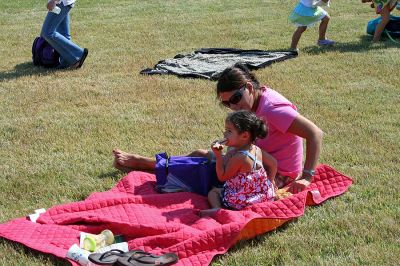 Tri-Town Teddy Bears
Children enjoyed fun in the sun during the Tri-Town Early Childhood Councils Teddy Bear Picnic held on Saturday, September 22 at the scenic Great Hill Farm in Marion. The event, designed to introduce parents to the areas early childhood programs, was held on the lawn of a castle-like mansion overlooking Buzzards Bay. (Photo by Robert Chiarito).
