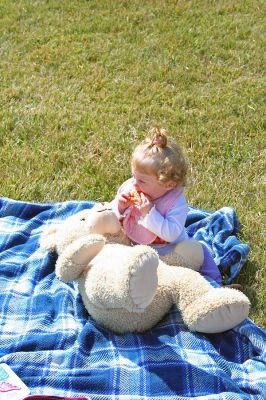 Tri-Town Teddy Bears
Children enjoyed fun in the sun during the Tri-Town Early Childhood Councils Teddy Bear Picnic held on Saturday, September 22 at the scenic Great Hill Farm in Marion. The event, designed to introduce parents to the areas early childhood programs, was held on the lawn of a castle-like mansion overlooking Buzzards Bay. (Photo by Robert Chiarito).
