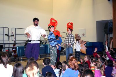 Ahoy, Matey!
The Toe Jam Puppet Band made a return to the Tri-Town area on Saturday, January 26 as they brought their Toe Jam Pirate Show to the Center School Gymnasium. The concert was a benefit for Project GROW with proceeds aiding the organizations scholarship fund. (Photo by Robert Chiarito).
