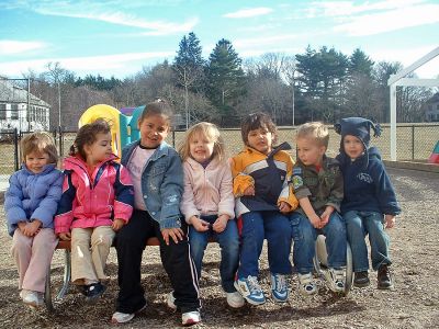 Celebrate Youth
Spearheaded by the National Association for the Education of Young Children, each year for one week in April communities across the country celebrate the Week of the Young Child by highlighting the network of early childhood programs and the wonderful children that they serve. The Tri-Town Early Childhood Council shares this photo to show young children hard at work and at play in Marion, Mattapoisett and Rochester. (Photo courtesy of Jane Taylor).
