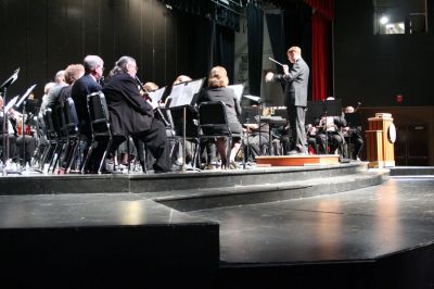 Sea Symphony
The Tri-County Symphonic Band opened their 2008-2009 concert season at Tabor Academys Fireman Performing Arts Center at Hoyt Hall on Sunday afternoon, October 19, with a tribute to the sea titled To the Sea and Ships: A Musical Tribute to the Sea and Those Who Sail Upon It. (Photo by Robert Chiarito).
