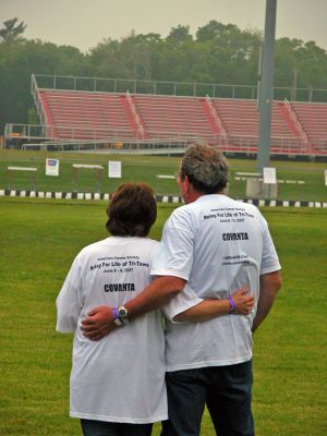 Relay for Life
The American Cancer Society held their third annual Relay for Life of the Tri-Town at the Old Rochester Regional High School track on Friday, June 8 and Saturday, June 9 to raise funds in the fight against cancer. This year 21 teams of walkers raised more than $60,000 before the first step had been taken on Friday night  more than tripling the total amount of money raised in the first year of the walk-a-thon in 2005. (Photo by Robert Chiarito).
