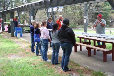 She Shoots
Women from throughout the region participated in the second annual "Women on Target" gun safety and training day held at the Fin, Fur and Feather Club in Mattapoisett on Sunday, May 18. (Photo by Robert Chiarito).
