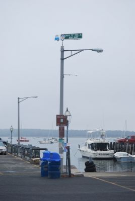 Bi Todd Ramp Sign Renewed
After David "Bi" Todd passed away in 2009, Mattapoisett resident Matthew Arguin, along with a friend, came up with a plan to have the state boat ramp dedicated to him after all his years of hauling boats on it. During Irene, the sign was blown down, but someone found it and returned it to the Harbormaster. With the help of local Ed Scholter and Horace Field, the sign was replaced and is better than ever. Photo by Matthew Arguin.
