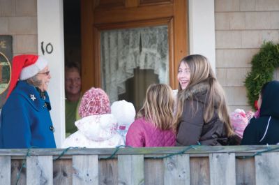 Christmas Caroling 
Children created crafts then hit the streets for some old-fashioned Christmas caroling on Sunday, December 5, 2010. The event was sponsored by the Mattapoisett Historical Society. Photos by Felix Perez.
