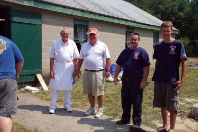 The Big Bake
Michael Lamoureux of the American Legion Florence Eastman Post 220 called the August 8, 2010 clambake a gigantic success. Close to 240 people came to enjoy an old-fashioned clambake with the Lions Club, the Mattapoisett Boy Scout Troop 53, Mattapoisett firefighters, and the Firefighters Auxiliary Club all pitching in to help. Photos by Lynn Short.
