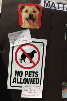 FUNdraising
Saturday was a FUNdraising day in Mattapoisett, which included the now Annual Dog Walk-A-Thon fundraiser put on by Mattapoisett Eagle Scout Freemin Bauer. The proceeds from the event will continue to fund a potential dog park in town. Photos by Michelle Wood Lynds and Jean Perry
