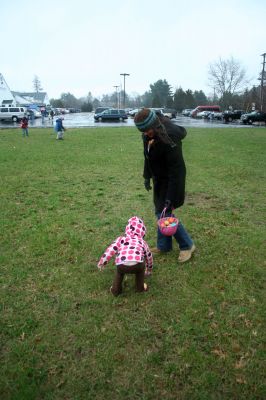 Easter Egg Hunt
Several hundred people braved the rain to participate in the Plumb Corner Merchants Association's annual Easter Egg Hunt on Saturday morning, April 11. Photo by Robert Chiarito.
