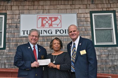 Wareham Area Committee for the Homeless
Anticipating an especially difficult winter for meeting heating and housing needs, the Wareham-New Bedford Elks recently awarded the Wareham Area Committee for the Homeless (WACH), a 501(c)(3) nonprofit organization doing business as Turning Point, a $5,000 check for rental assistance and home fuel assistance for neighbors in need. Turning Point serves homeless and near homeless people in the communities of Wareham, Carver, Marion, Mattapoisett, Rochester, Middleboro and Buzzards Bay. 
