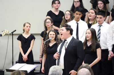 F.O.R.M. Concert
Musical students from all the Tri-Town schools converged together on March 5 for a F.O.R.M. concert at Old Rochester Regional High School. These concerts help raise money for music scholarships, which F.O.R.M. (Friends of Old Rochester Music) have been providing students since 1983. Photos by E.O. Bednarczyk
