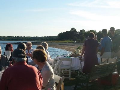 Annual Mattapoisett Great Community Picnic
Thursday, August 4 was the first ever Annual Mattapoisett Great Community Picnic, co-sponsored by the Mattapoisett Land Trust and the Mattapoisett Historical Society. About 200 guests turned out to Munro Preserve for a fun evening of food, wine, and music. Photos by Andrea Ray 
