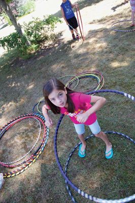 Hula Hooping
On Saturday, July 23, kids at the Plumb Library in Rochester tried a little hula hooping with Pinto Bella. The event is part of the library’s summer reading theme of health and wellness. Photos by Colin Veitch
