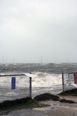 Hurricane Irene
Although wind gusts teetered on hurricane strength, Irene was a tropical storm as she made landfall in the Tri-Town on August 28, 2011. The storm knocked out electricity for over 200,000 NSTAR customers in Massachusetts. On Tuesday, as The Wanderer was being sent to the printer, many Mattapoisett residents were still without power. Photo by Anne Kakley.
