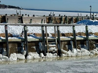 Ice on Mattapoisett Harbor
Photo by Jennifer Shepley
