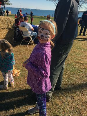 Family Fun Festival 
Families came out in record numbers to enjoy the 4th Annual Fall Free Family Fun Festival sponsored by the Mattapoisett’s Lion Club on October 19 held at Shipyard Park. Bruce Rocha of the club estimated attendance at over 400. Kids and adults alike enjoyed free face painting, bowling with pumpkins, a corn hole toss, snacks, hayrides to Ned’s Point and, yes, free pumpkins to take home. Photos by Marilou Newell and Sandra Frechette
