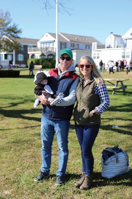 Family Fun Festival 
Families came out in record numbers to enjoy the 4th Annual Fall Free Family Fun Festival sponsored by the Mattapoisett’s Lion Club on October 19 held at Shipyard Park. Bruce Rocha of the club estimated attendance at over 400. Kids and adults alike enjoyed free face painting, bowling with pumpkins, a corn hole toss, snacks, hayrides to Ned’s Point and, yes, free pumpkins to take home. Photos by Marilou Newell and Sandra Frechette
