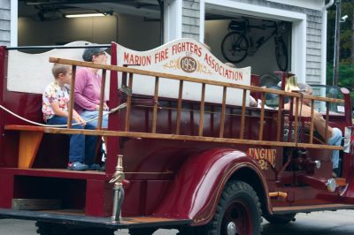 FD Open House
The Marion Fire Department held an Open House on October 10, 2009. The public was welcome to tour the facilities, and children enjoyed exploring all the engines available at the station. Donuts, coffee, and a hot breakfast were all offered courtesy of the fire department. An antique engine even offered a ride around the village. Photo by Anne O'Brien-Kakley
