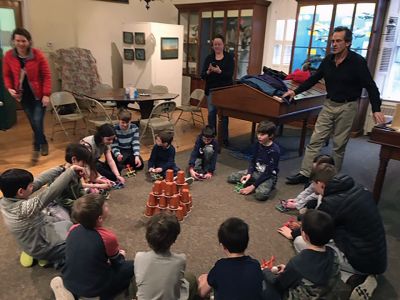 Marion Natural History Museum
On Wednesday, February 27, the MNHM after school group enjoyed a lesson in elasticity and energy with engineer Mark Whalen. We built our own catapults and had a lot of fun launching a variety of objects. Many thanks to Mark for another exciting engineering-related opportunity for our group. Photo courtesy Elizabeth Leidhold
