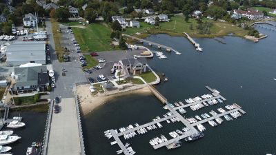 From Above
The new Harbormaster building, still fresh and recently officially opened.
