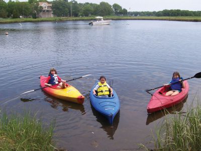 MNHM Summer Program
Having had many laughs and enjoying spectacular weather the July session of the Marion Natural History Museum's summer program ended last Friday.  Photo courtesy Elizabeth Leidhold
