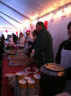Holiday Party at Shipyard Park
The community turned out for a wonderful late afternoon of lights, music, food and fun at the annual Holiday Party at Shipyard Park in Mattapoisett hosted by the Lions Club.  The Lions were collecting non-perishable food and unwrapped new toys to distribute to those in need during the holiday.  In return those in attendance were treated to great food, drinks and crafts for the little ones. Photos by Felix Perez and Marilou Newell
