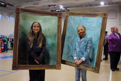 Annual Halloween Costume Contest 
The Mattapoisett Police Department’s Annual Halloween Costume Contest had spectators spinning in circles as the most creative than ever costumes paraded around the Center School gymnasium Thursday night. The costumes were such a hit, even the judges had a hard time choosing the winners of each age group. Photos by Jean Perry
