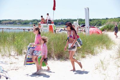Opening Day
Residents of Marion and Mattapoisett celebrated the grand opening of their beloved town beaches on Saturday, June 25. At Silvershell Beach in Marion, the Marion Recreation Department provided an array of food, fun, and games for beachgoers, and in Mattapoisett, kids enjoyed face painting, sack races, and, of course, plenty of sun. Photos by Colin Veitch
