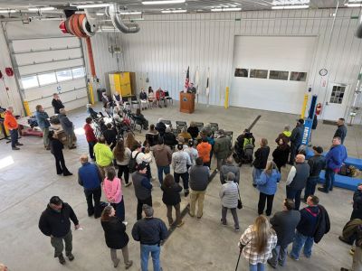Marion DPW
Marion celebrated the grand opening, ribbon cutting, and open house of the Department of Public Works Operation Building on Friday, February 13. A crowd composed of about 85 town officials, municipal employees and community members gathered at Marion Department of Public Works, 60 Benson Brook Road on Saturday, to celebrate the completion of the 14,400-square-foot facility Photo courtesy of Lauren Roberts, Town of Marion. February 19, 2026 edition
