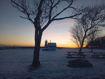 Ned’s Point Snow
Ned’s Point has its first snowfall of the season. Photo by Rob Grant
