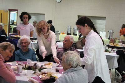 ORRJH Thanksgiving

The students of Old Rochester Regional Junior High on November 24 hosted their annual Thanksgiving banquet for the senior citizens of Tri-Town – a tradition made possible by the volunteer staff and students who spend hours decorating, cooking, serving, and cleaning up after so seniors can get a taste of the school community’s gratitude for their support. Photos by Jean Perry

