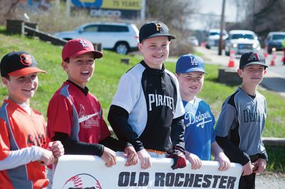 Old Rochester Little League
Saturday, May 2 was Opening Day for the Old Rochester Little League. The parade took the young athletes from the Knights of Columbus over to Haley Field in Mattapoisett, where Opening Day ceremonies commenced. Photos by Felix Perez
