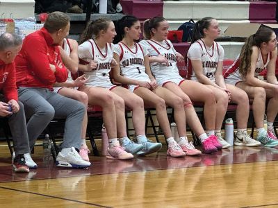 ORRHS Girls Basketball Team
The Old Rochester Regional High School girls basketball team defeated New Bedford High School, 63-31, in the Bulldogs’ Senior Night game on Thursday, February 19. Photo by Jeffrey D. Wagner
