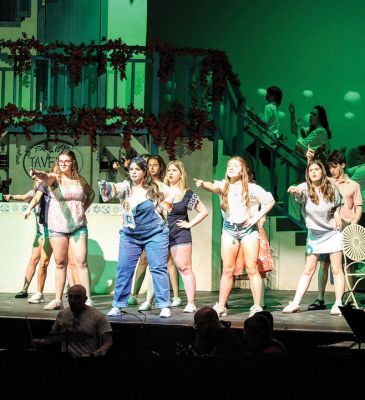 Mamma Mia!
Old Rochester Regional Drama Club held their dress rehearsal on Monday for this weekend’s showings of “Mamma Mia!” The play has multiple showings from May 7 to May 10. Photos by Sam Bishop
