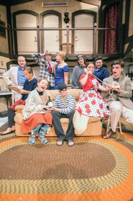 “Noices Off!”
What do you mean the cover looks a little ‘off’ this week? It is! It’s ‘off’ as in “Noices Off!” What else should we do when we got one great production and two – yes, two – fabulous casts! Noises Off! premieres Thursday night at 7:30 pm, with a Friday and Saturday night show, plus a Sunday matinee at 2:00 pm. Photo by Felix Perez
