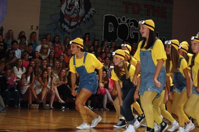 Homecoming Week at ORR
It was Homecoming Week at Old Rochester Regional High School, and October 23 was the annual ORR pep rally when students from each grade perform a skit to show school spirit. This year, the junior class took first place with its Peter Pan-themed skit. Photos by Jean Perry
