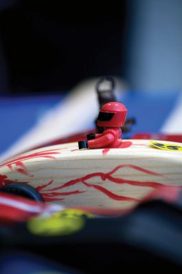 Derby Days
On Saturday, January 30, 2010 Marion's Scouts Pack 32 held the first Pine Wood Derby in three years. The Derby was held at the Sippican School where scouts raced cars weighing less than 5 ounces down a sloped wooden track. Everyone cheered as the wooden cars raced down the track in packs or four. Photo by Felix Perez.
