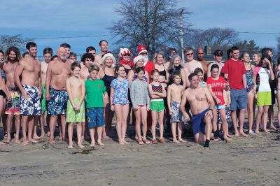 14th Annual Christmas Day Swim
The Helping Hands and Hooves 14th Annual Christmas Day Swim got a helping hand from the unseasonably warm weather, drawing in roughly 80 participants who took the polar plunge to support the organization’s therapeutic horseback riding program for adults with special needs. Photos by Colin Veitch

