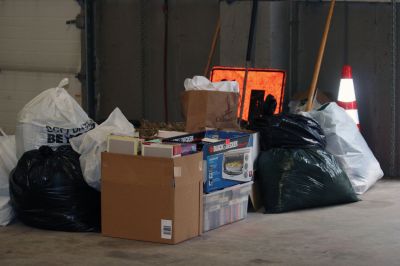 America Recycles
In recognition of America Recycles Day, the Rochester Highway Department accepted donations of media, books, and clothing, all in usable condition, on November 13, for area non-profit organizations to reuse. Photo by Anne O'Brien-Kakley
