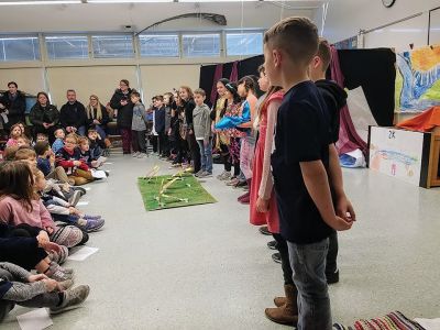 Rochester Memorial School
Rochester Memorial School second-graders from Tom Kinsky’s class performed a play on January 31 and February 1 called "The First Tortilla” - an adaptation they created of a Mexican legend on how tortillas became part of the Mexican diet. Photos courtesy OR Staff
