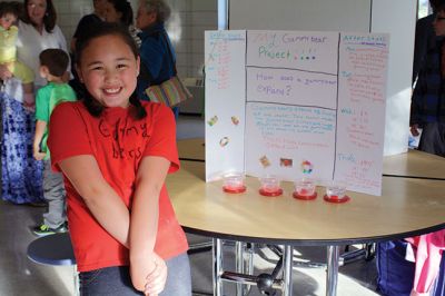 Sciencing
Everyone was ‘sciencing’ on May 21 at the Rochester Memorial School annual Science Fair. Students staff, and parents packed the school cafetorium to explore the fascinating findings of many of the students’ unique science project ideas. Photos by Jean Perry

